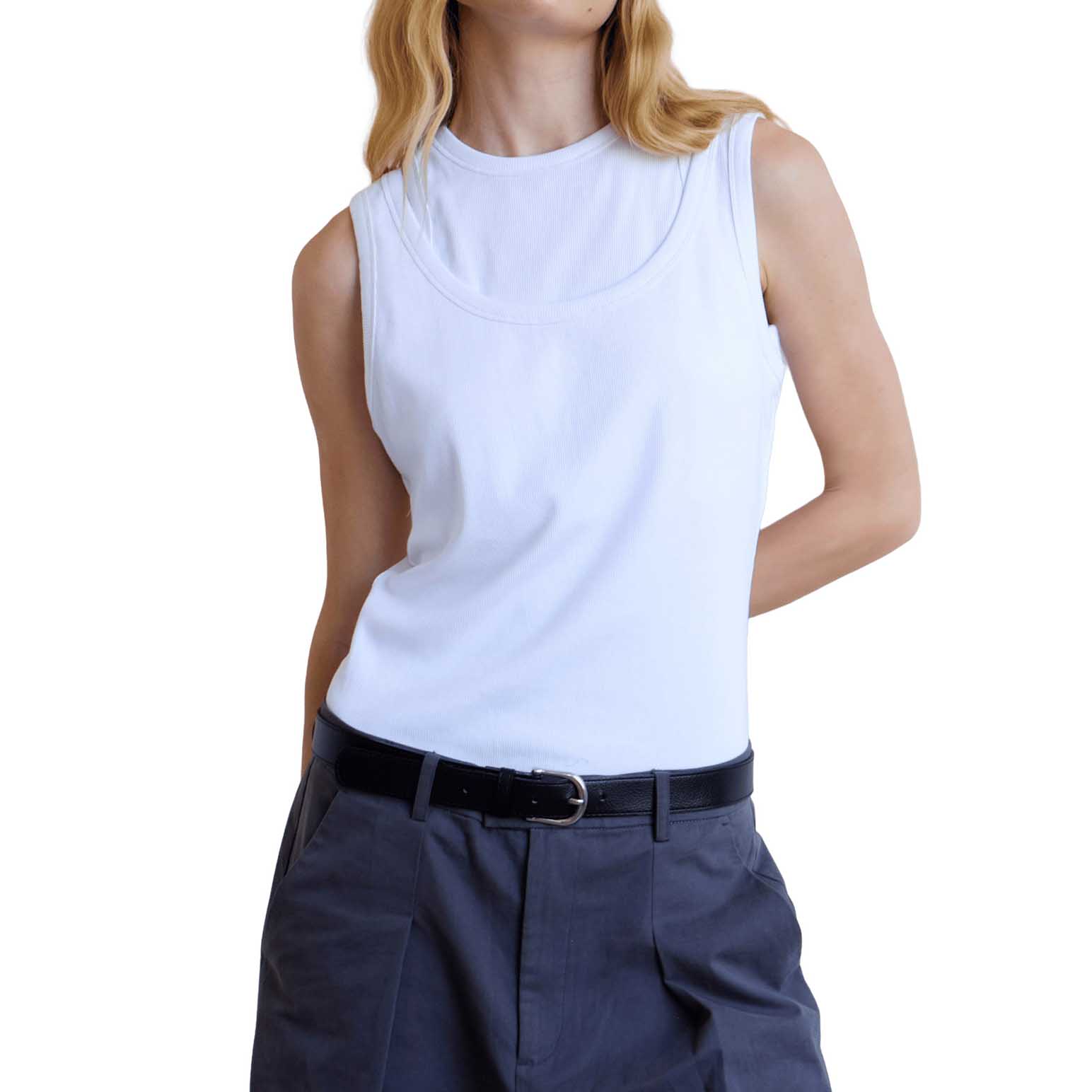 COMMONPLACE ESSENTIALS Millie Double Layer Tank